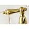 Kingston Brass KS1277ALBS Heritage Bridge Kitchen Faucet W/Brass Sprayer, Brass KS1277ALBS - alternate 2